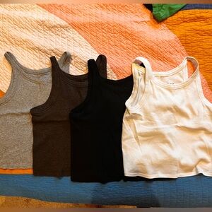4 EVERLANE tank tops